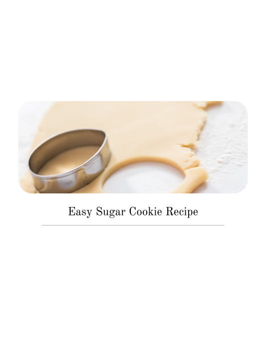 Easy Sugar Cookie Recipe